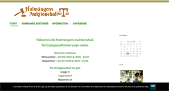 Desktop Screenshot of holmangen-auktioner.com