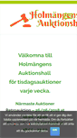 Mobile Screenshot of holmangen-auktioner.com